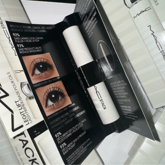 x3 MAC STARK STACK LEGIT LIFT MASCARA PRIMER (WHITE) LOT BUNDLE 3ML SIZE BN - Picture 3 of 13